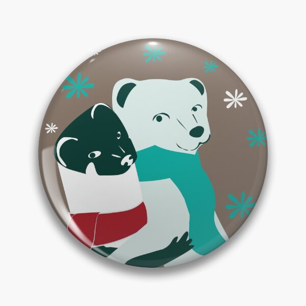 Item preview, Mustelid Christmas  Weasel Hugs brown designed and sold by belettelepink.
