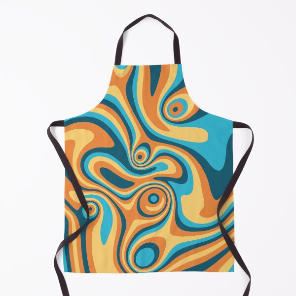 Aperçu de l'œuvre Marbre orange et bleu créée et vendue par Captain Chromatic.