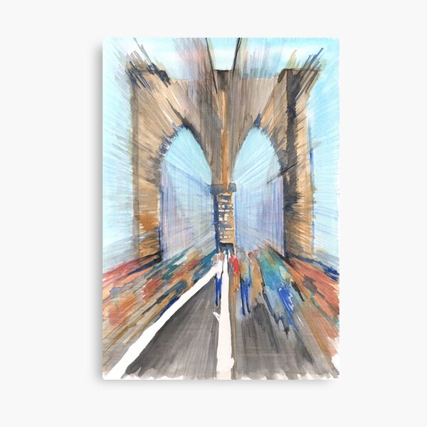 Brooklyn Bridge, New York. Canvas Print