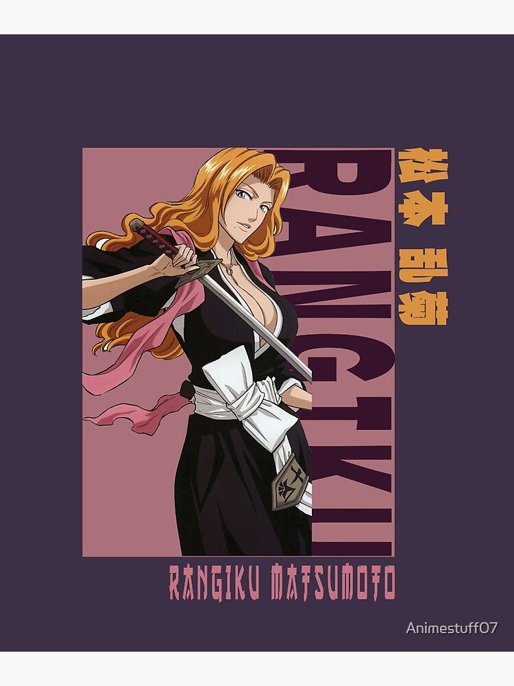 "cute rangiku matsumoto , anime Bleach" Poster for Sale by Animestuff07 Redbubble