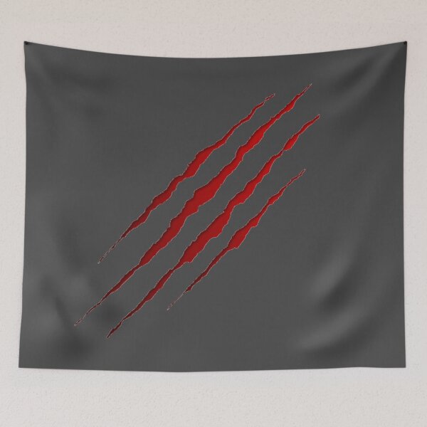 Item preview, Red Scratches Scars of Dinosaur designed and sold by Premium-Cart.