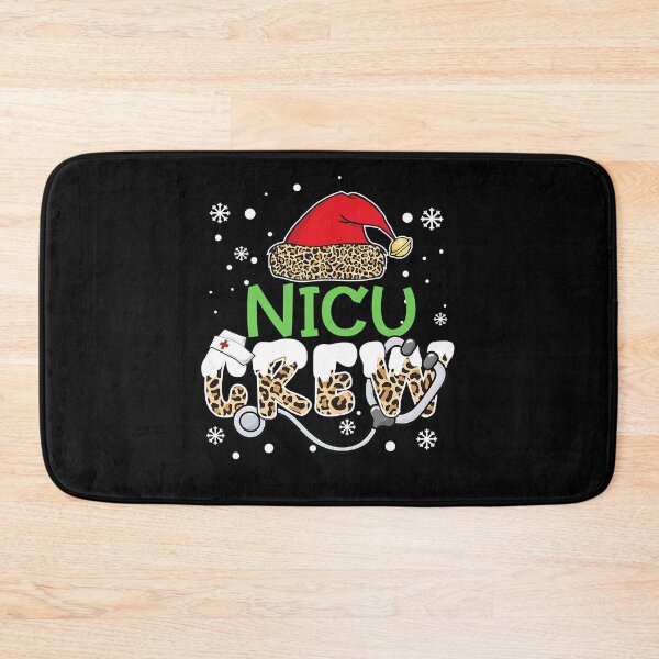 Item preview, Womens NICU Crew Leopard Santa Hat Stethoscope Nurse Christmas designed and sold by OscarBernal.