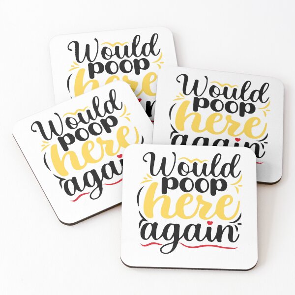 Item preview,  Bathroom Wall Decor / would poop here again designed and sold by smarayoung.