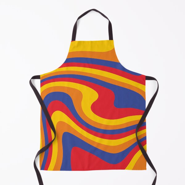 Aperçu de l'œuvre Marbre bleu, rouge, jaune et orange créée et vendue par Captain Chromatic.