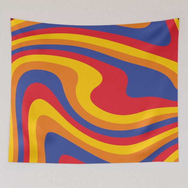 Item preview, Blue, red, yellow and orange marble designed and sold by Captain Chromatic.