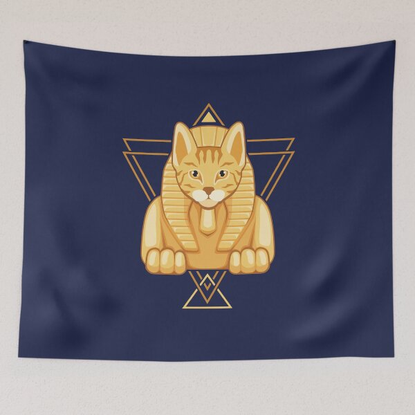 Item preview, Egyptian Cat Sphinx Funny Ancient Egypt designed and sold by jaygo.