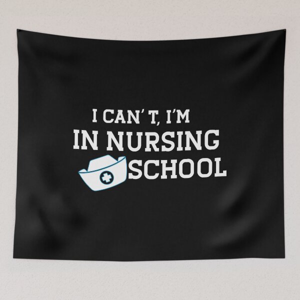 Item preview, I Can't I'm In Nursing School  , Gift for Nursing Student, Future Nurse, Funny Nursing School Tee, Nursing School																 designed and sold by plussorn.