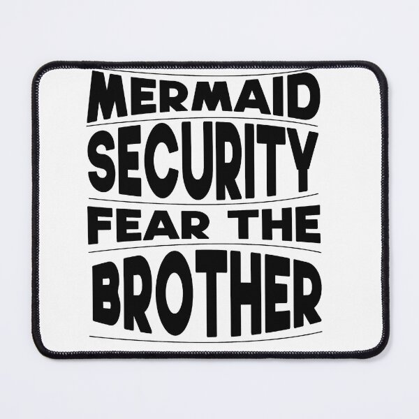 Item preview, Mermaid security fear the brother designed and sold by LouzaArte.