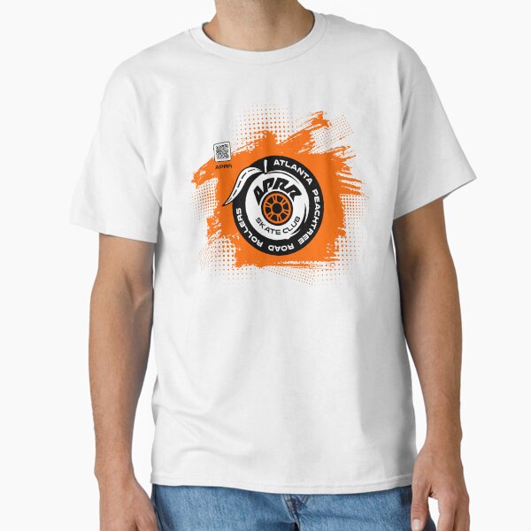 Item preview, APRR Atlanta Skate Club Logo Grunge Orange with QR code designed and sold by cwhiram.