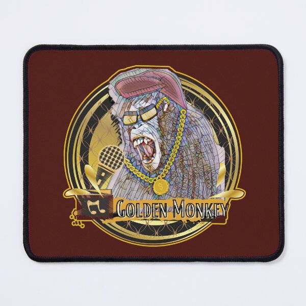 Item preview, Cool GOLDEN Monkey - Music Rapper #2 design designed and sold by OMdesign10.