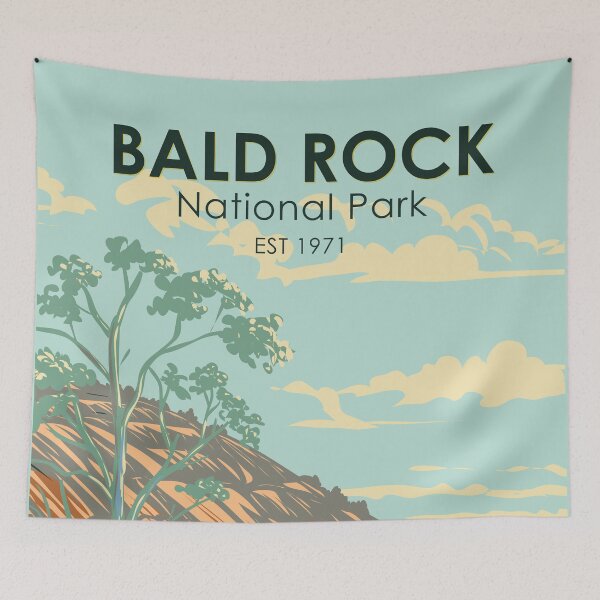 Item preview, Bald Rock National Park Australia Vintage designed and sold by KrisSidDesigns.