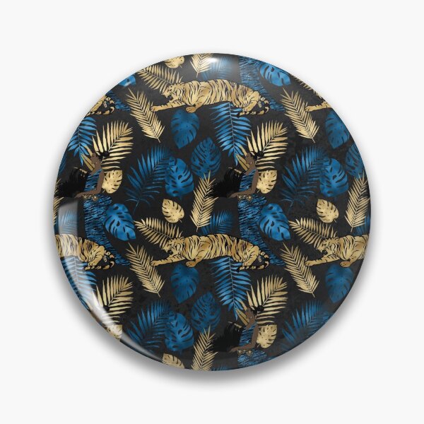 Item preview, Gold Tiger Pattern T Shirt designed and sold by GreenMall.