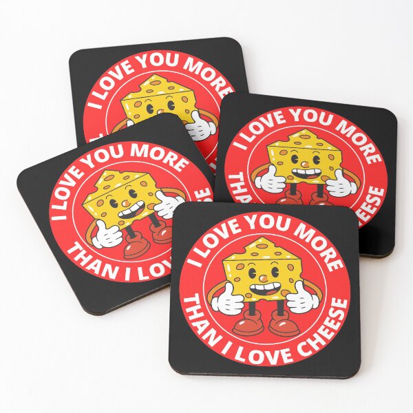 Item preview, I Love You More Than I Love Cheese Valentines designed and sold by RGRamsey.