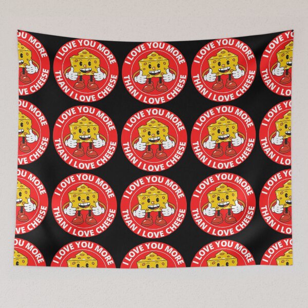Item preview, I Love You More Than I Love Cheese Valentines designed and sold by RGRamsey.