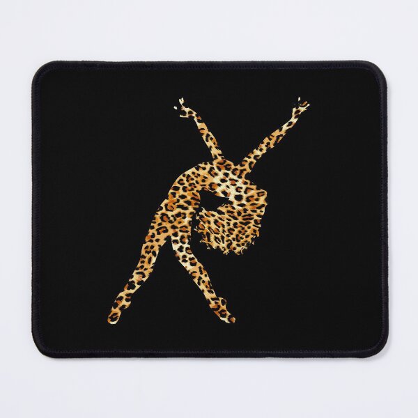 Item preview, LYRICAL BALLET - LEOPARD CHEETAH TEXTURE - BALLERINA SILHOUETTE designed and sold by KoolDsignsDANCE.
