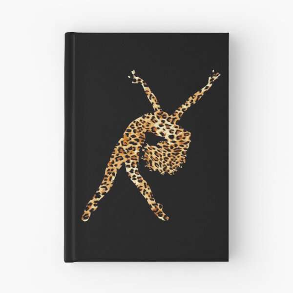 Item preview, LYRICAL BALLET - LEOPARD CHEETAH TEXTURE - BALLERINA SILHOUETTE designed and sold by KoolDsignsDANCE.