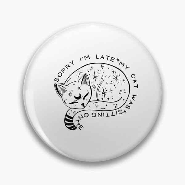 Artikelvorschau, Entschuldigung, ich bin zu spät, meine Katze saß auf mir Fitted Scoop, verrückte Katzendame, Katzenliebhaber, geschnittene Katze, verrückte Katzendame entworfen und verkauft von oufa.