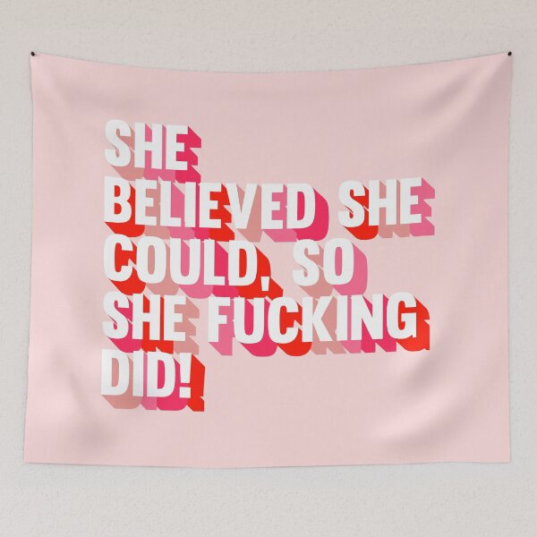 Item preview, She Did designed and sold by cafelab.