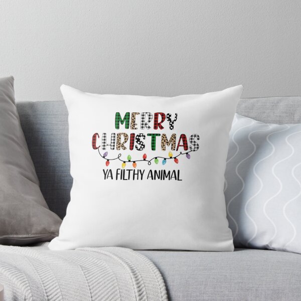Item preview, Merry Christmas ya filthy animal sublimation Christmas Lights designed and sold by OscarBernal.