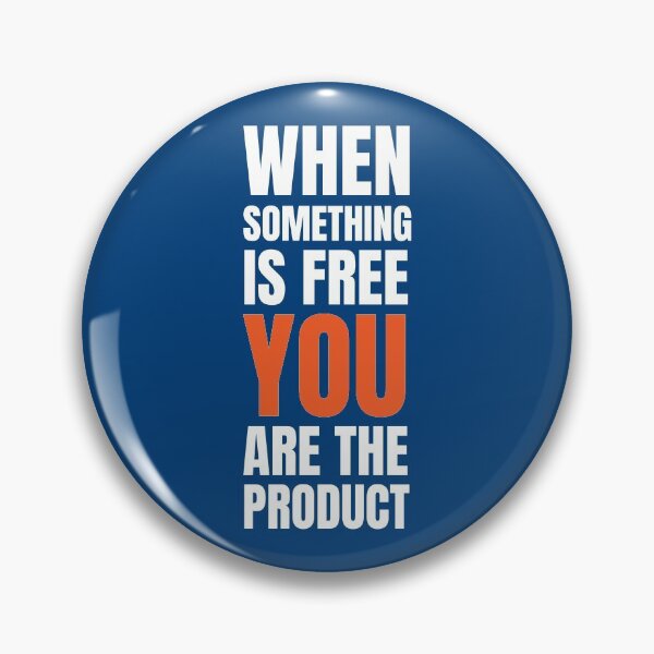 Item preview, When Something Is Free You Are The Product Quote designed and sold by RRiDesigns.