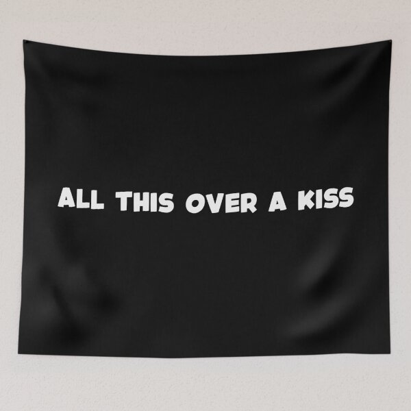 Item preview, All This Over a Kiss (White) designed and sold by FilipeFerreira.