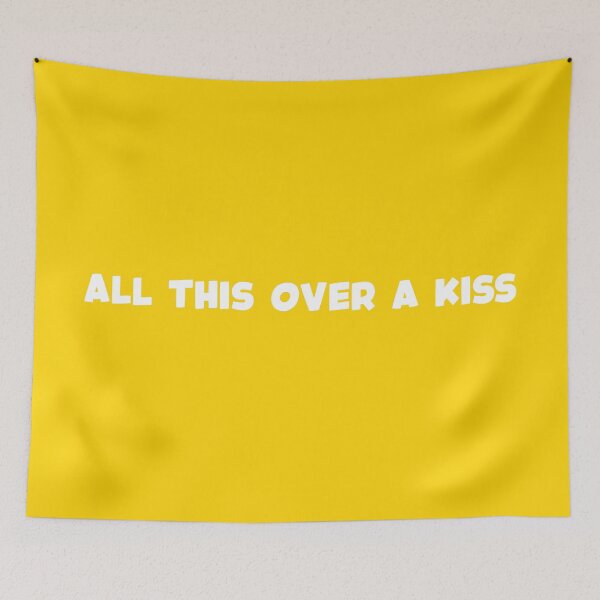 Item preview, All This Over a Kiss (Yellow BG) designed and sold by FilipeFerreira.