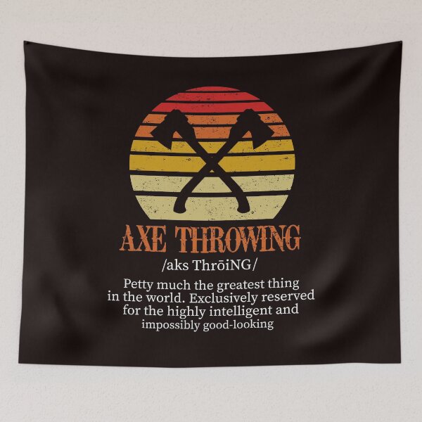 Item preview, Axe Throwing Funny Fake Definition Hatchet & Ax Thrower Gift designed and sold by BeckFrankie.