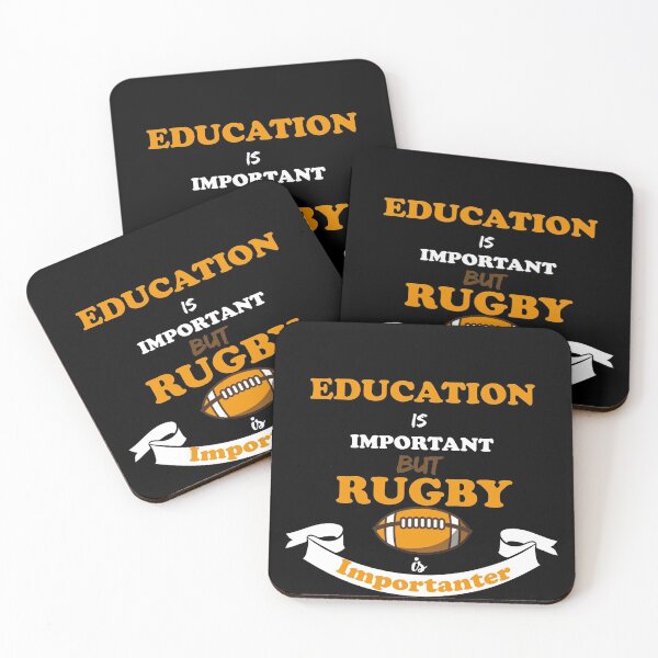 Item preview, education is important but rugby is importanter designed and sold by Innovational.