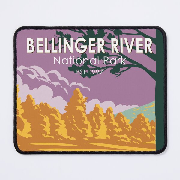 Item preview, Bellinger River National Park Australia Vintage designed and sold by KrisSidDesigns.