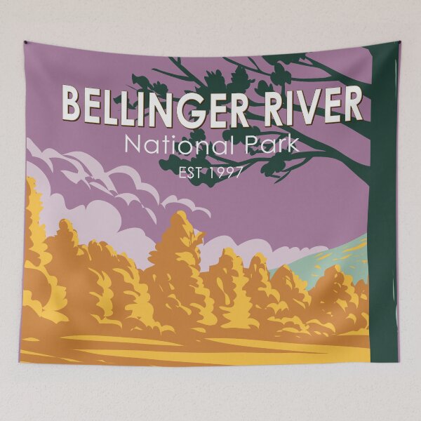 Item preview, Bellinger River National Park Australia Vintage designed and sold by KrisSidDesigns.