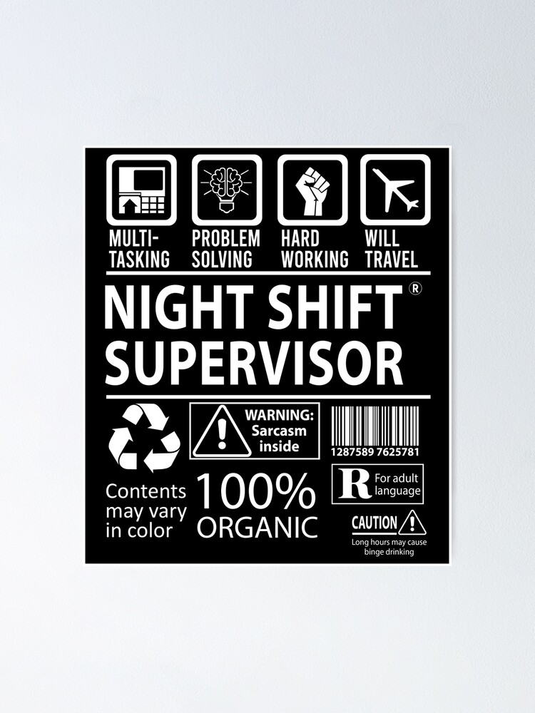 Evs Supervisor T Shirt - We Do Precision Job Gift Item Tee Poster for Sale  by paneczkopat