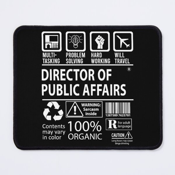 Item preview, Director Of Public Affairs T Shirt - MultiTasking Certified Job Gift Item Tee designed and sold by andahanson.