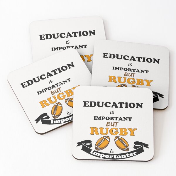 Item preview, education is important but rugby is importanter designed and sold by Innovational.