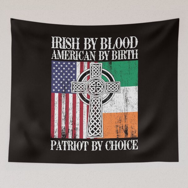Item preview, Irish By Blood American By Birth Patriot By Choice - Ireland T-Shirt designed and sold by BeckFrankie.