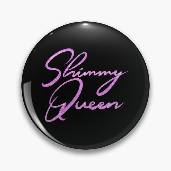 Item preview, Shimmy Queen Sparkly Pink on Black  designed and sold by meleyart.