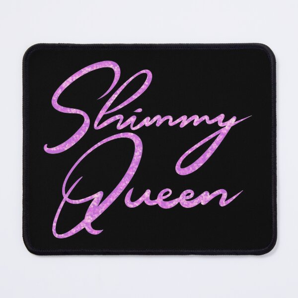 Item preview, Shimmy Queen Sparkly Pink on Black designed and sold by meleyart.