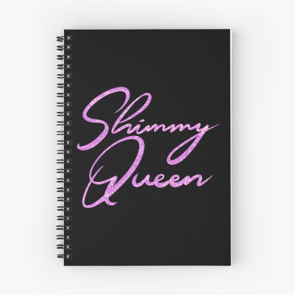 Item preview, Shimmy Queen Sparkly Pink on Black  designed and sold by meleyart.