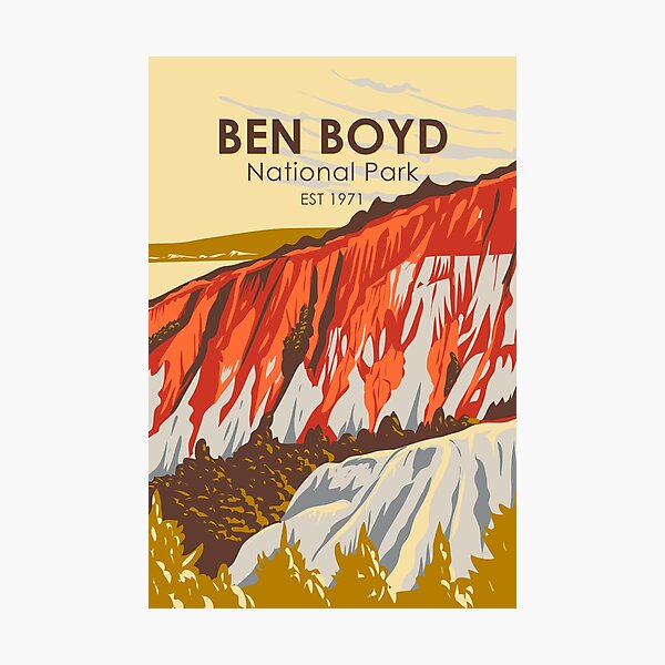 Item preview, Ben Boyd National Park Australia Vintage designed and sold by KrisSidDesigns.