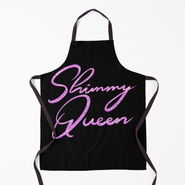 Item preview, Shimmy Queen Sparkly Pink on Black designed and sold by meleyart.