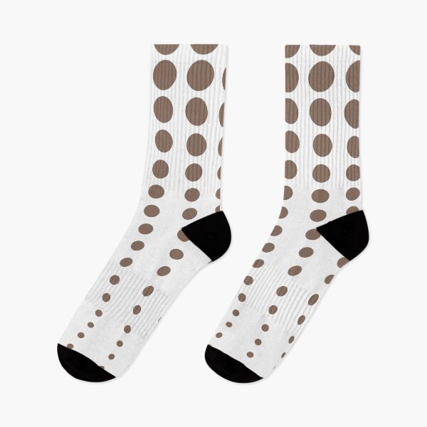 Item preview, Brown and White Reduced Polka Dot Pattern Pairs DE 2022 Trending Color Wandering Road DE6076 designed and sold by ColorOfTheYears.