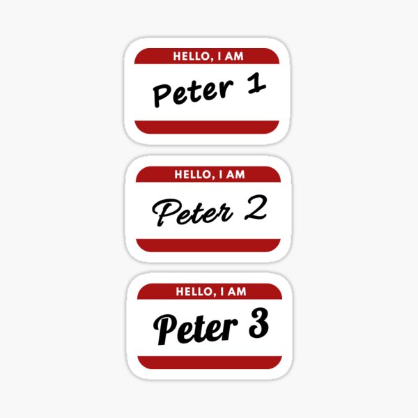 Hello, I am Peter Sticker