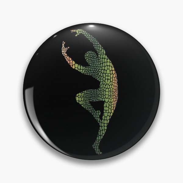 Item preview, LYRICAL BALLET - SNAKE LIZARD REPTILE TEXTURE - MALE DANCER SILHOUETTE designed and sold by KoolDsignsDANCE.