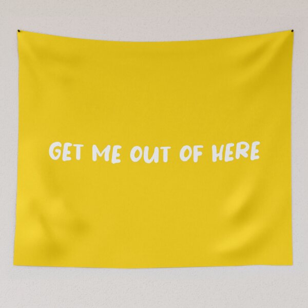 Item preview, Get Me Out Of Here (Yellow BG) designed and sold by FilipeFerreira.