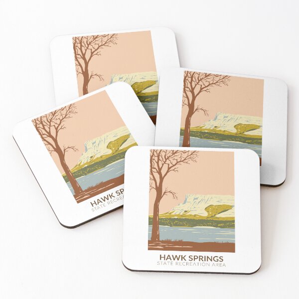 Item preview, Hawk Springs State Recreation Area Wyoming Vintage designed and sold by KrisSidDesigns.