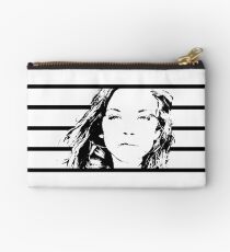 High Contrast Natalie Dormer with Background Design Studio Pouch
