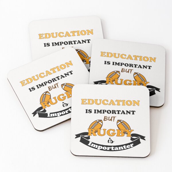 Item preview, education is important but rugby is importanter designed and sold by Innovational.
