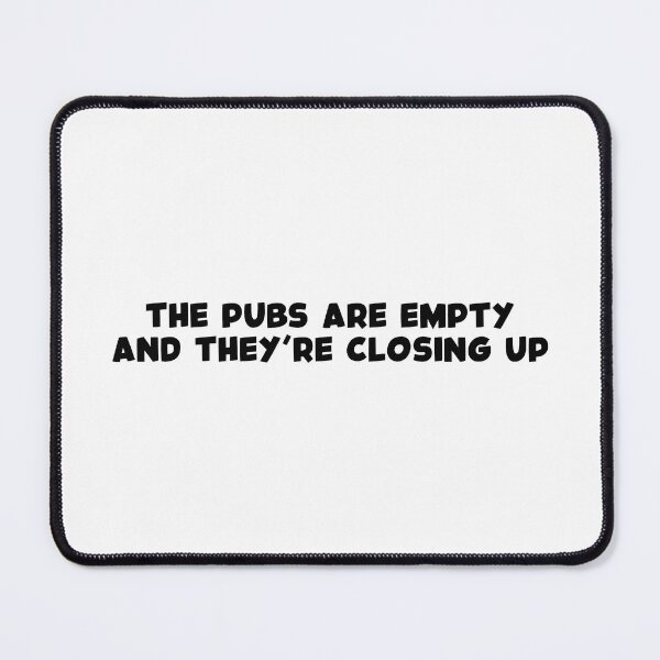 Item preview, Pubs Are Closing Up (Black) designed and sold by FilipeFerreira.