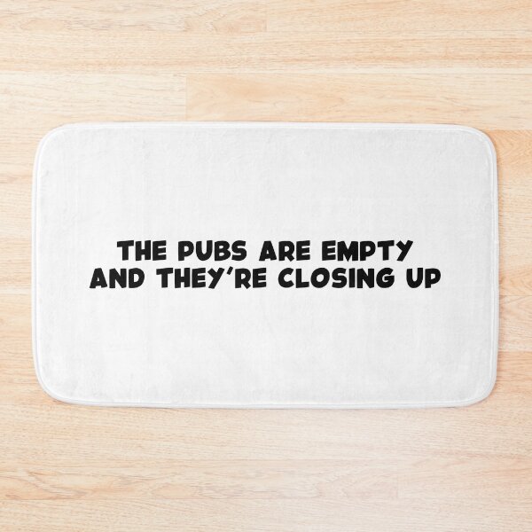 Item preview, Pubs Are Closing Up (Black) designed and sold by FilipeFerreira.