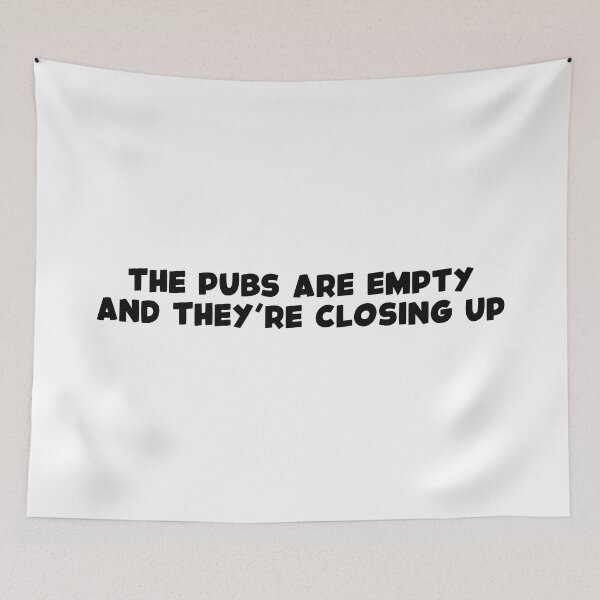 Item preview, Pubs Are Closing Up (Black) designed and sold by FilipeFerreira.