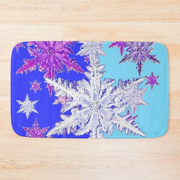 Item preview, COLORED WINTER SNOWFLAKES FANTASY  PATTERN ART designed and sold by sharlesart.